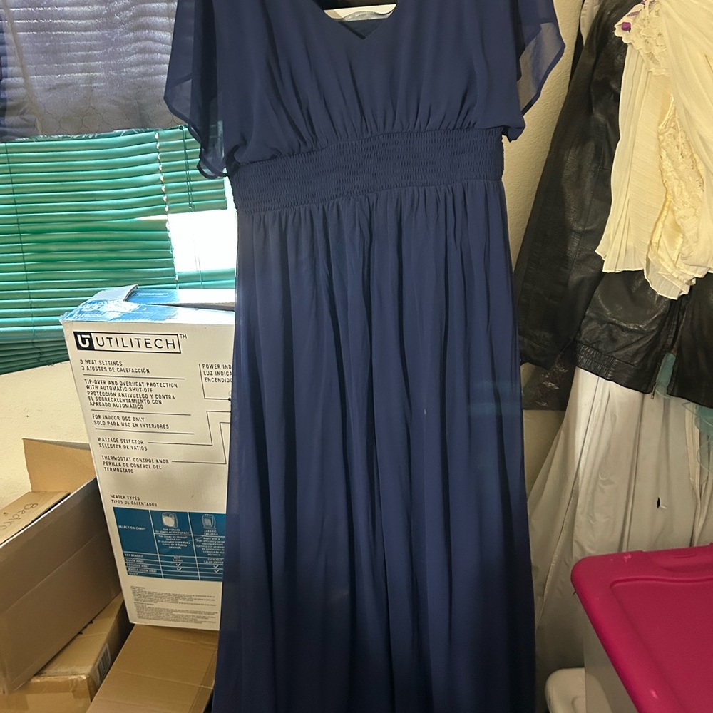 Ever Pretty Deep Blue Maxi Dress